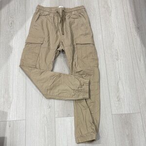 H&M Men's Beige Cargo Pants